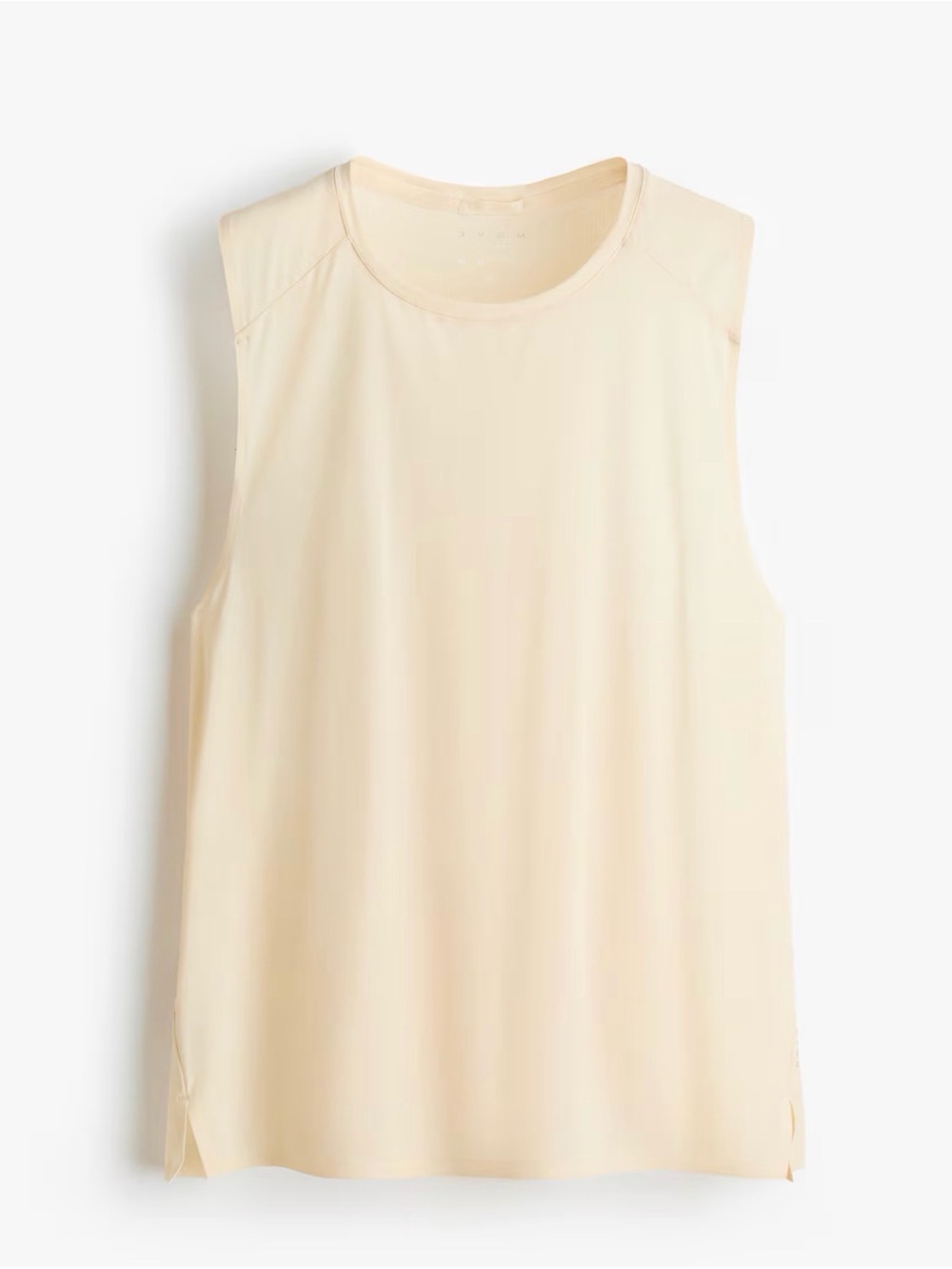 H&M Sleeveless Muscle Tee - Cream